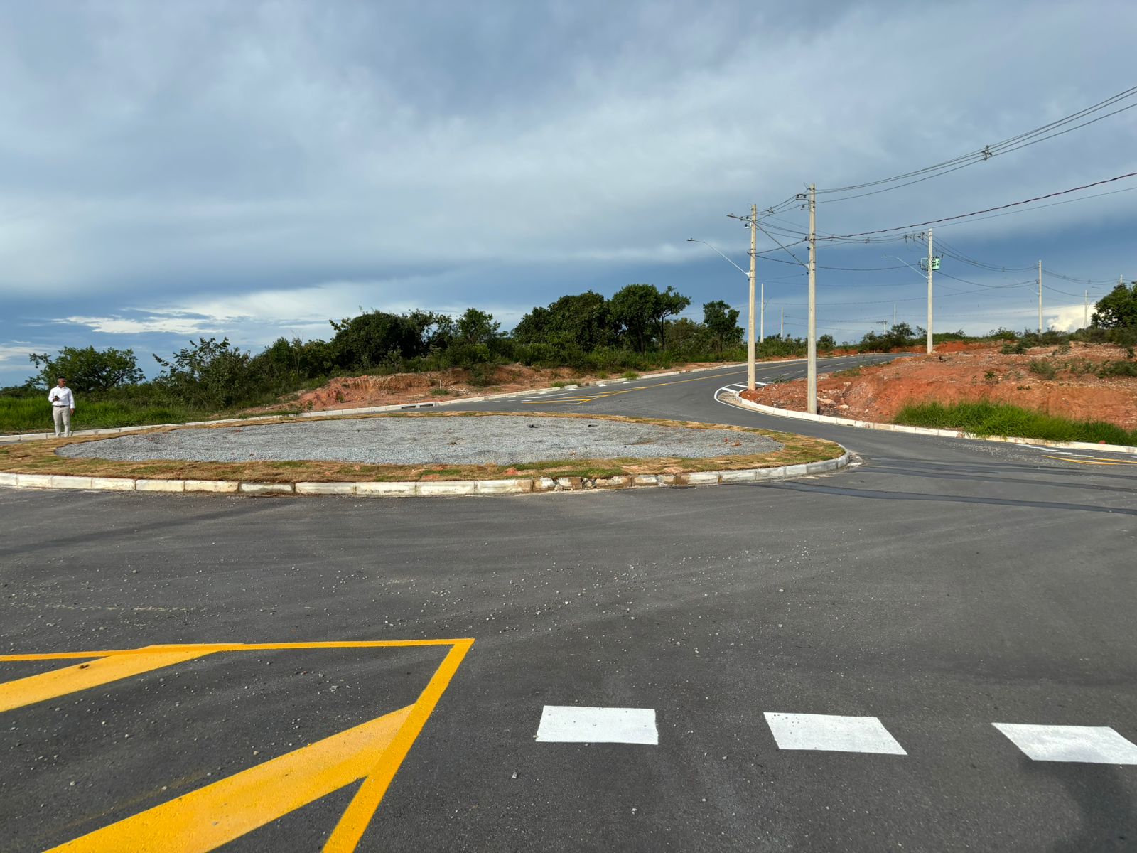 Rotatória do loteamento